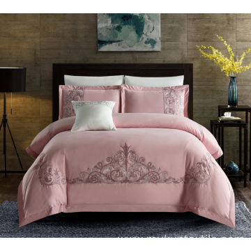 Embroidery queen bed duvet cover bedding sets